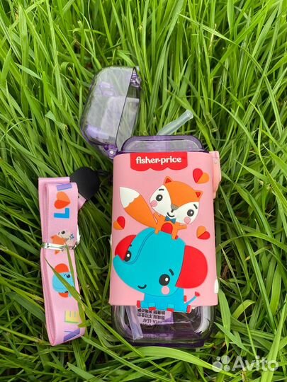 Новый детский поильник непроливайка Fisher Price