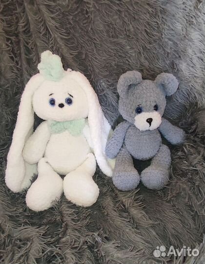 Вязаные игрушки ручной работы