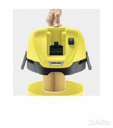 Новый пылесос karcher WD 3 Battery, 300 Вт