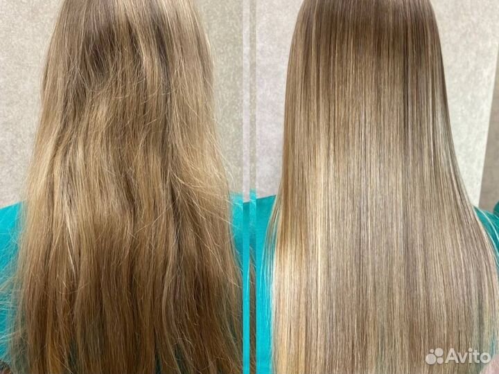 Кератиновое выпрямление