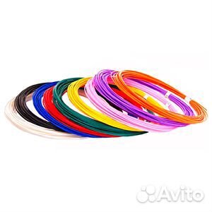 Набор пластика PLA 9 цветов (9*10м)