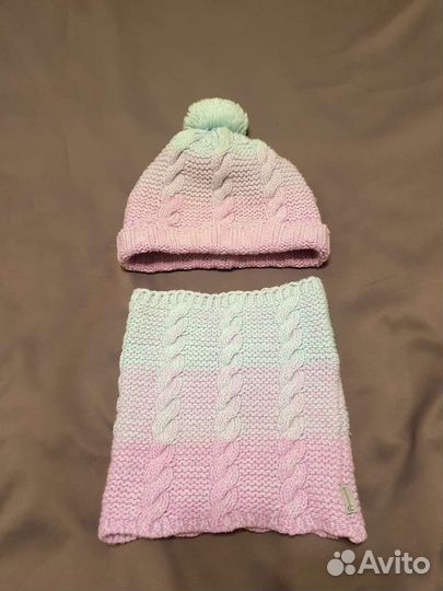 Комплект шапка, снуд