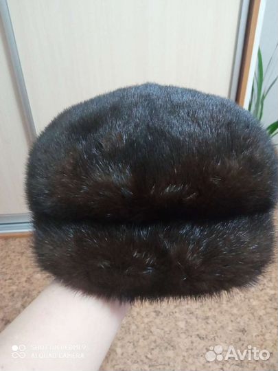 Норковая мужская кепка