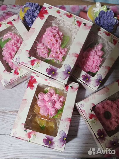 Мыло ручной работы на 8 марта