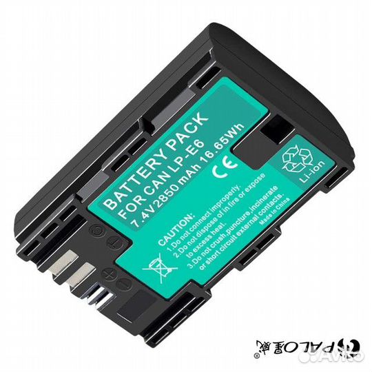 Аккумулятор LP E6 2850 mAh