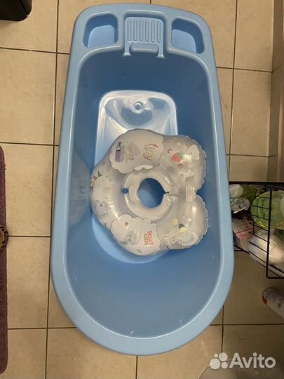 Детская ванночка и горка