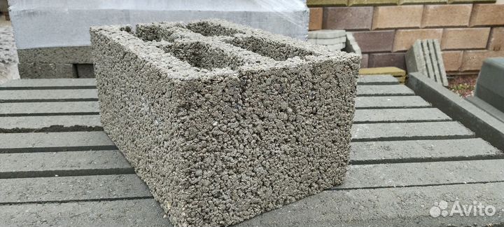 Керамзитобетонный блок 250*390*188