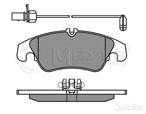 Колодки тормозные 0252474319W Meyle