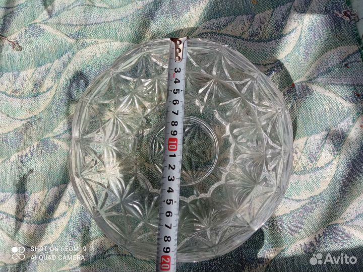 Салатник хрусталь СССР