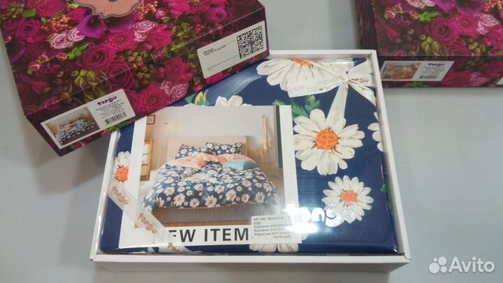 Постельное бельё Tango Novella сатин Евро 4 нав