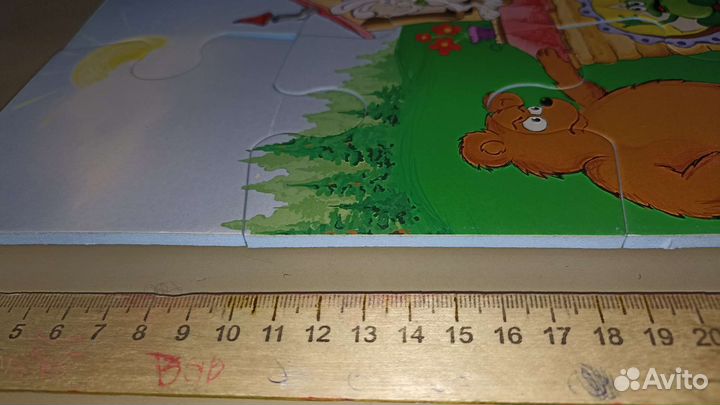 Мягкие толстые пазлы 12 элементов