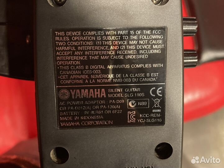 Гитара yamaha silent slg 110S