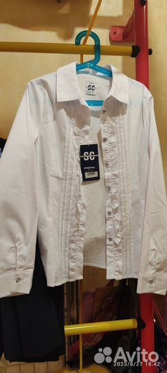 Школьная блузка новая Playtoday, р. 146