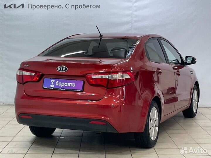 Kia Rio 1.6 МТ, 2012, 166 616 км