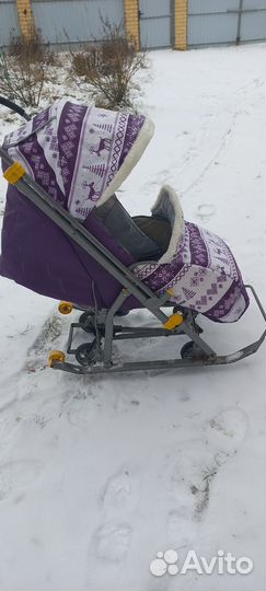 Коляска санки
