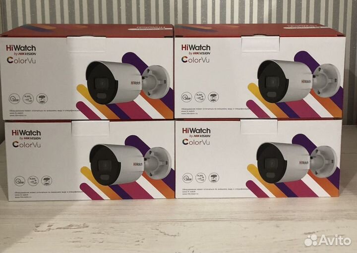 Комплект IP-камер Hiwatch DS-I450L(C)