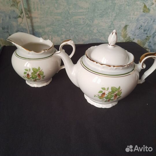 Посуда kahla, ГДР, 1957-1964 г(Чайник и молочник)