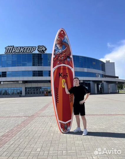 Сап борд sup двухслойный gq monke koi nautica wave