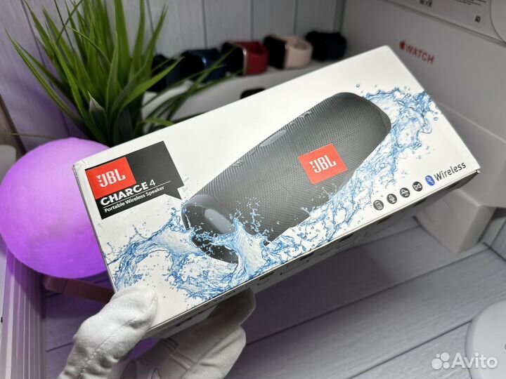 Блютуз колонка JBL Charge 4 синяя