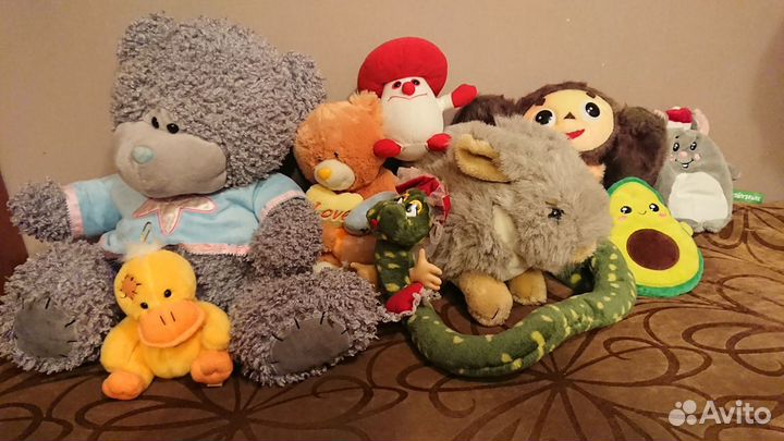 Мягкие игрушки в хорошем состоянии