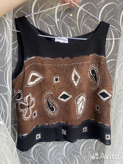 Оригинальный редкий топ в стиле бохо, хиппи