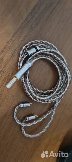 Кабель для наушников 2 pin, 2.5 джек, xinhs