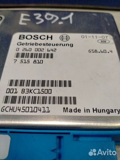 Блок управления АКПП Bmw 525I E39 M54 2001/11