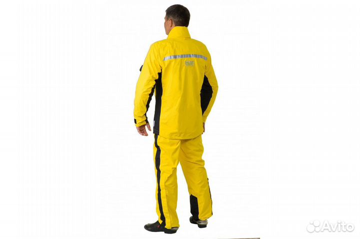 Дождевик Dragonfly -раздельный для ATV (желтый)