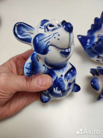 Фарфоровые фигурки животных всё по 150