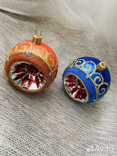 Елочные игрушки клин Ёлочка «Огонёк»