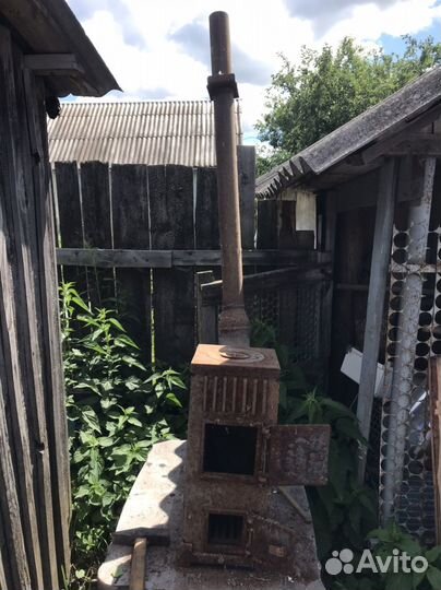 Печь Буржуйка чугунная СССР разборная