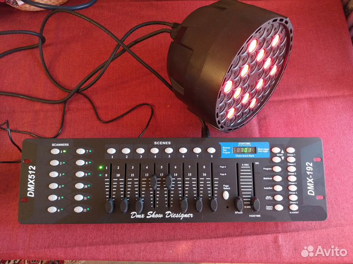 Пульт DMX для управления сценическим светом