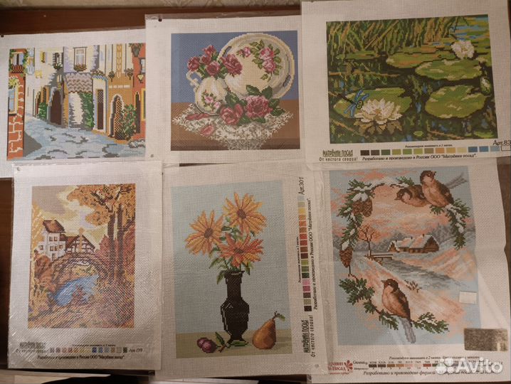 Канва с нанесенным рисунком