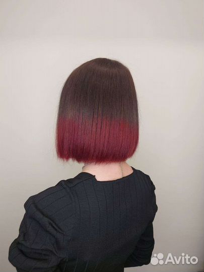 Цветные,яркие окрашивания,градиент,сплит,глитч