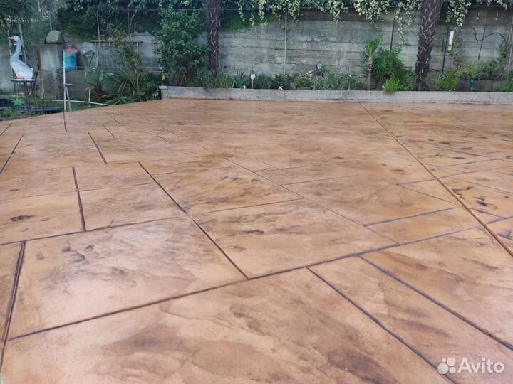 Печатный бетон в Адыгее