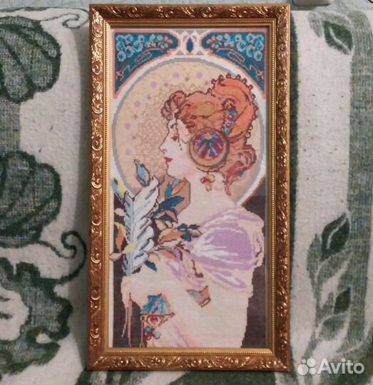 Картина вышитая крестиком