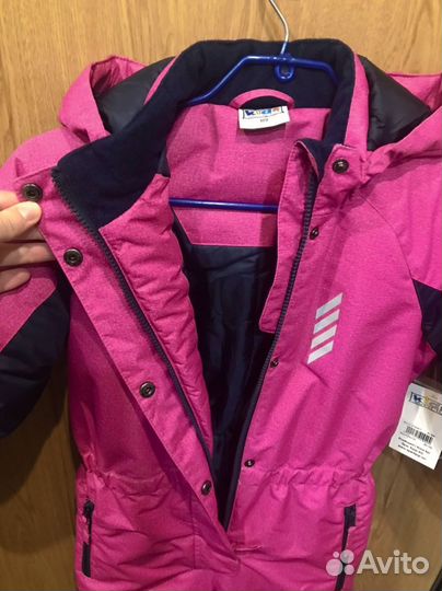 Зимний комбинезон для девочки 122 новый