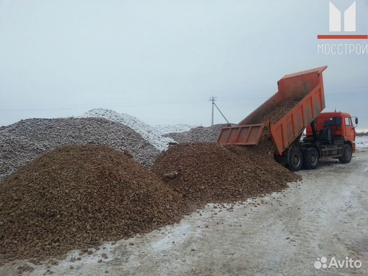 Песок,щебень