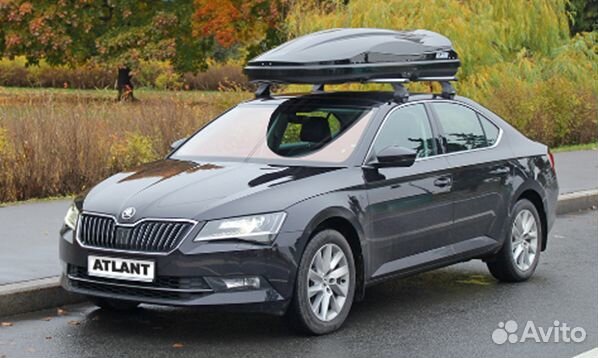 Бокс Diamond 500л 220*80*44см черный глянец