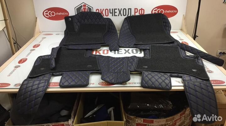 3D Коврики Exeed Салон Багажник из Экокожи