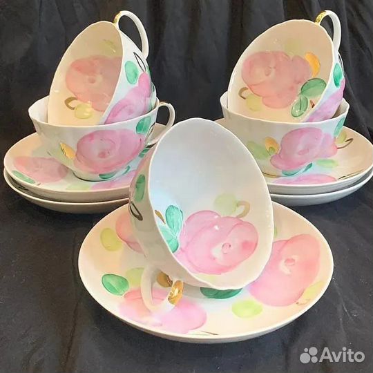 Чайный сервиз дулево розы