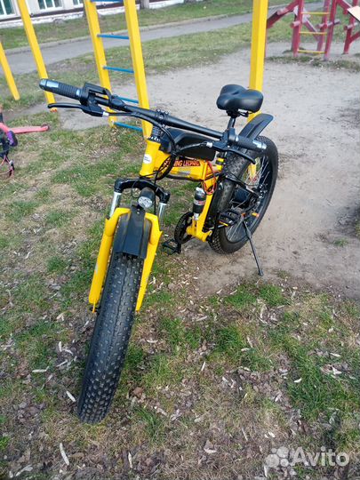 Велосипед электрофэтбайк