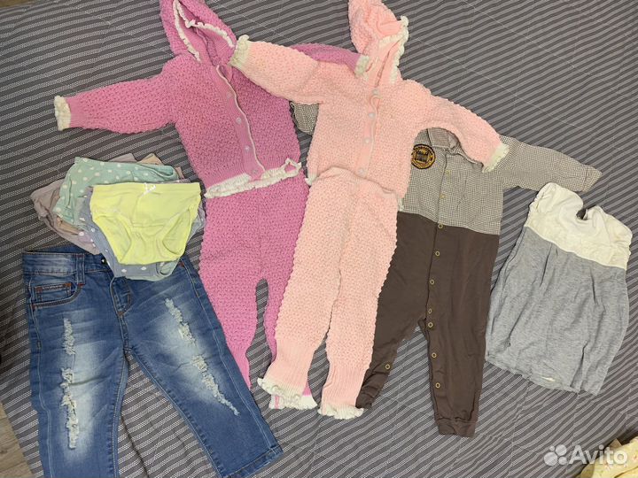 Одежда для девочки пакетом 80 86