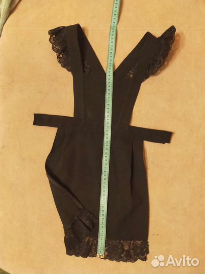 Школьный фартук черный