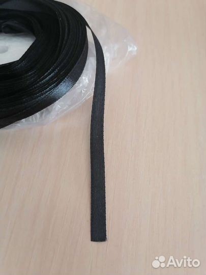 Лента атлачная черная