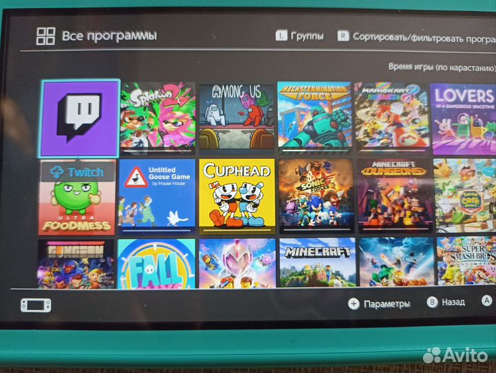 Nintendo switch lite с играми