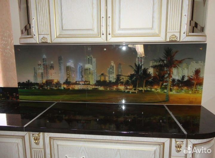 Защитное стекло на кухонный фартук