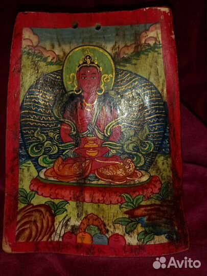 Тханки Тибет середина 19 в кость