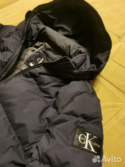 Оригинальный calvin klein мужской пуховик L