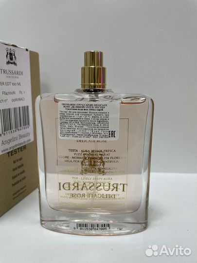 Trussardi Delicate Rose edt 100мл тестер